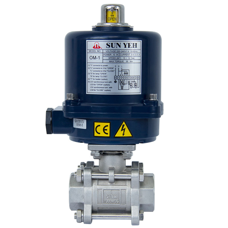 【SUNYEH】電動(dòng)螺紋球閥